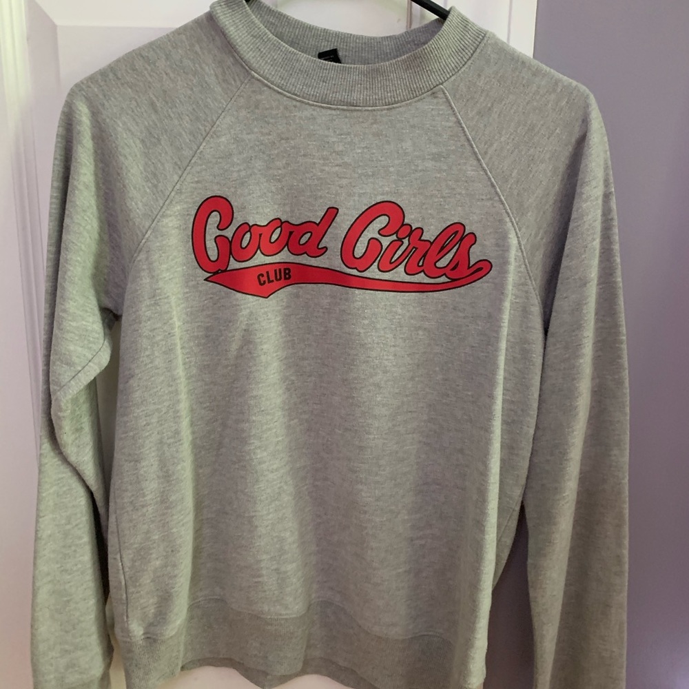 Gray “Good Girls” long sleeve